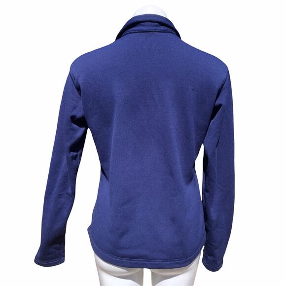Patagonia Capilene navy blue 1/4 zip activewear fleece lined top size small - Picture 2 of 9